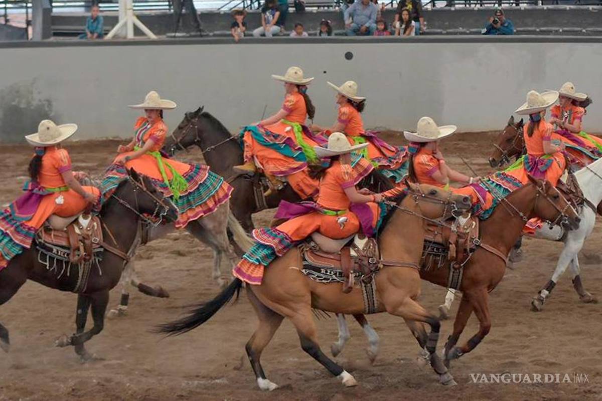 Agrupaciones de charrería coahuilenses inician actividad en el Trigésimo Campeonato Nacional Infantil en Aguascalientes