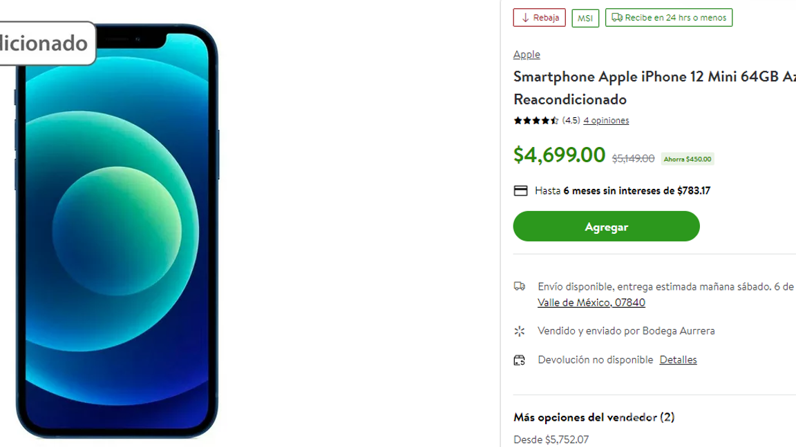 $!Samsung, iPhone, Honor... Estos son los smartphones con los mejores descuentos en Bodega Aurrera