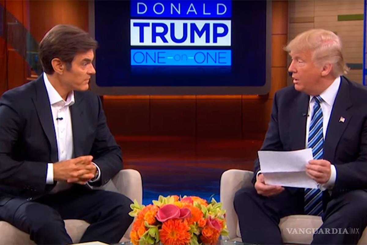 Trump se hace chequeo médico en programa de TV, pero no revela los resultados
