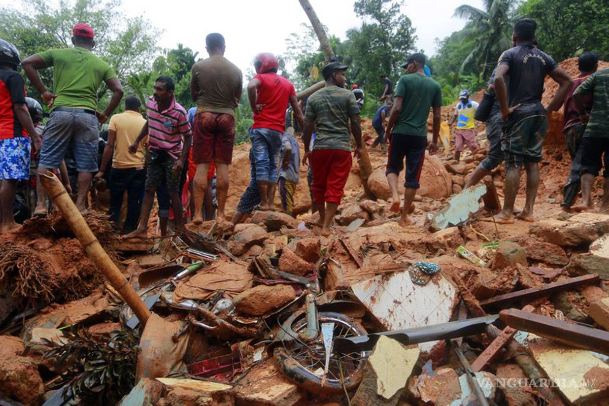 Suman más de 150 muertos en Sri Lanka por lluvias
