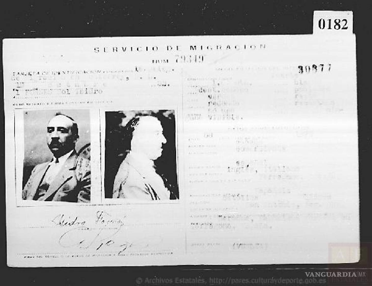 $!Digitalización desde una copia de microfilm de Isidro Fornés.