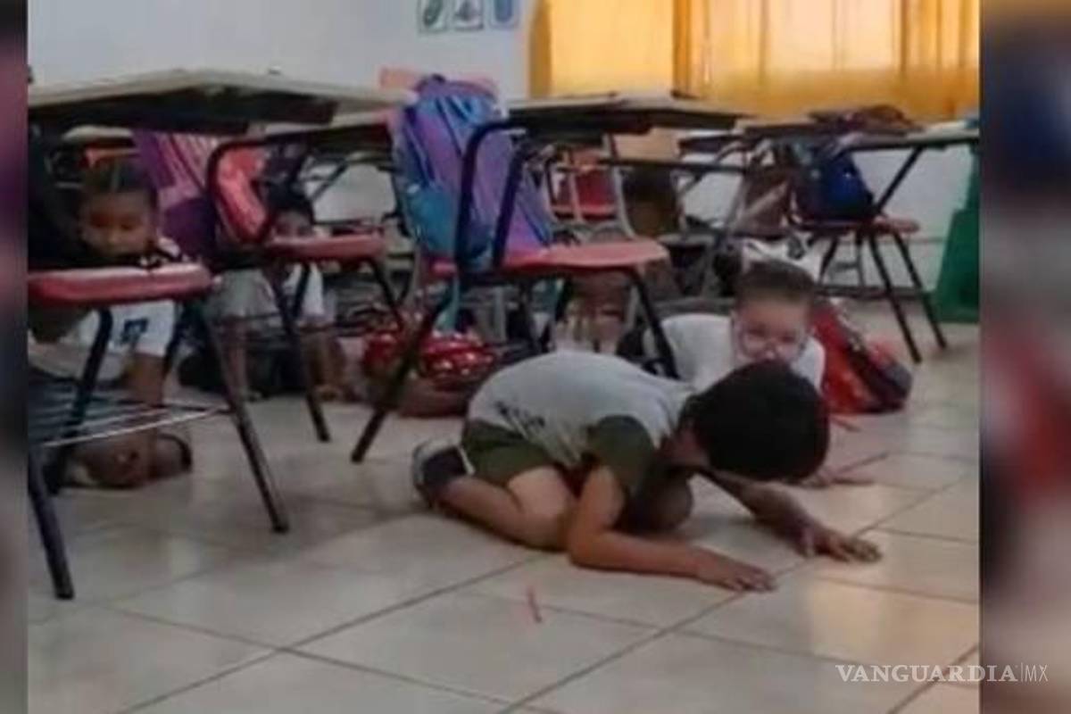 Así calmó maestra de Sonora a sus alumnos durante una balacera (video)