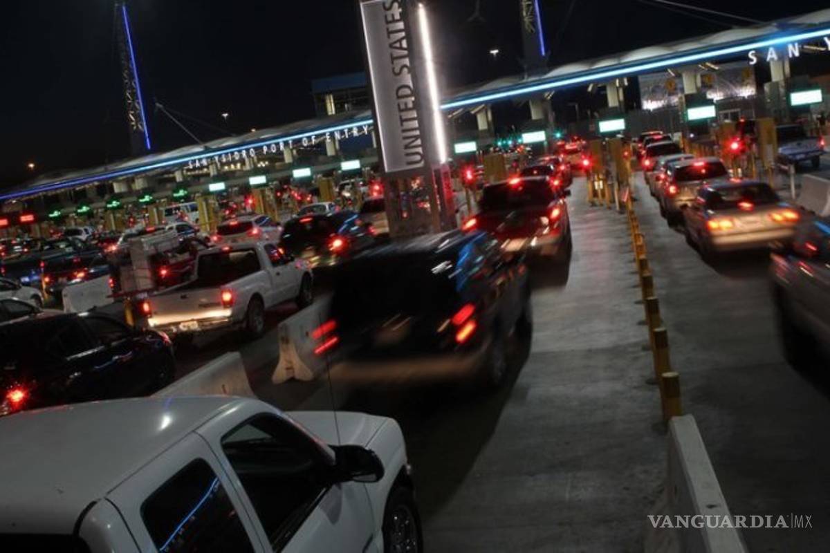 Patrulla Fronterzia cierra seis carriles en cruce fronterizo de San Ysidro
