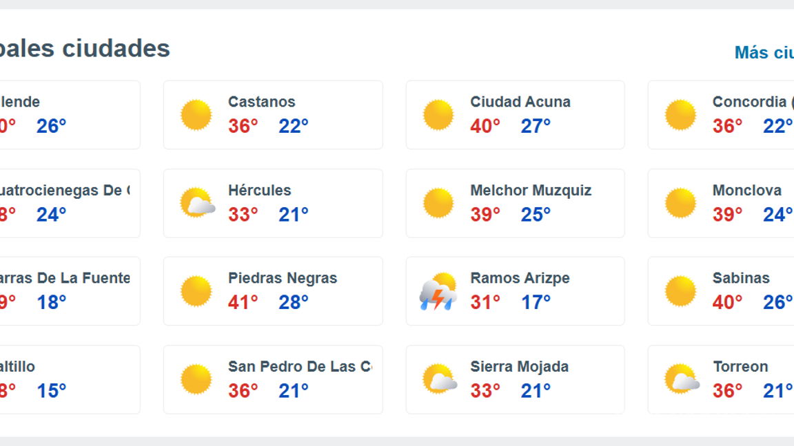 $!¿Cuál será el clima en Saltillo el fin de semana? Pronóstico del viernes, sábado y domingo