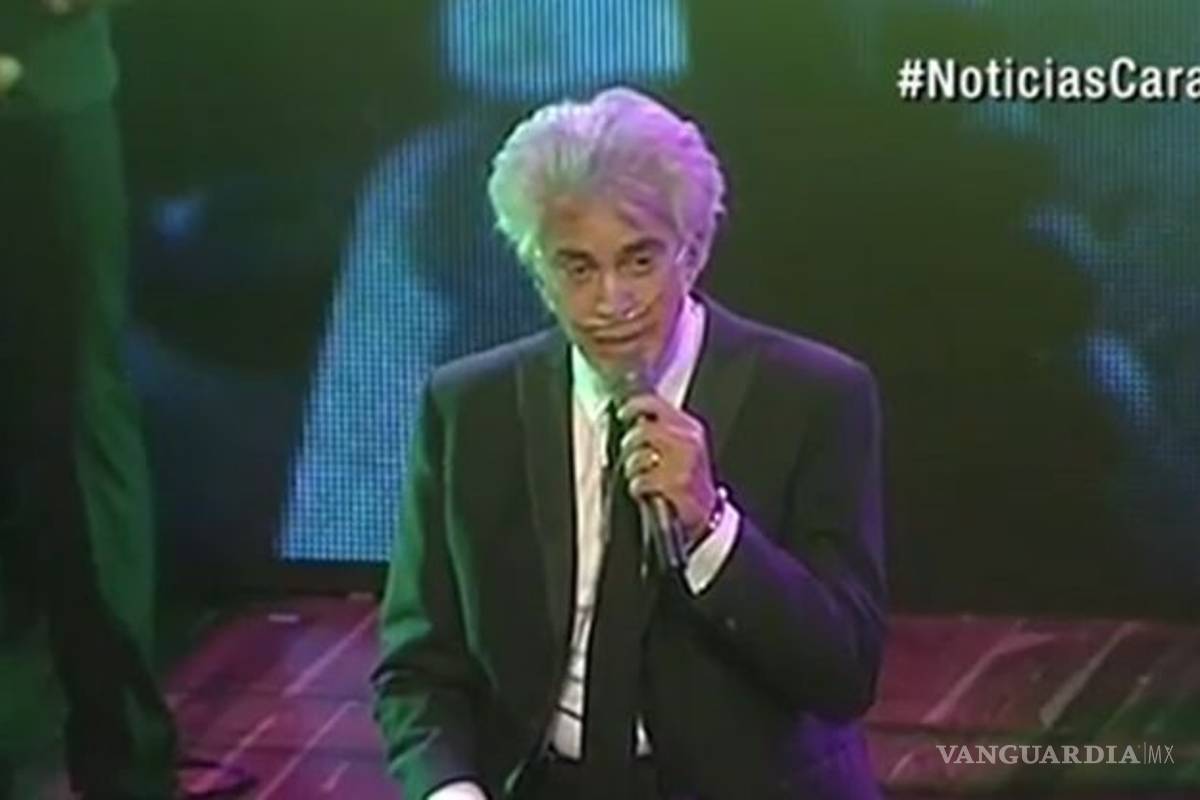 José Luis Rodríguez “El Puma” reaparece en escenario con tanque de oxígeno