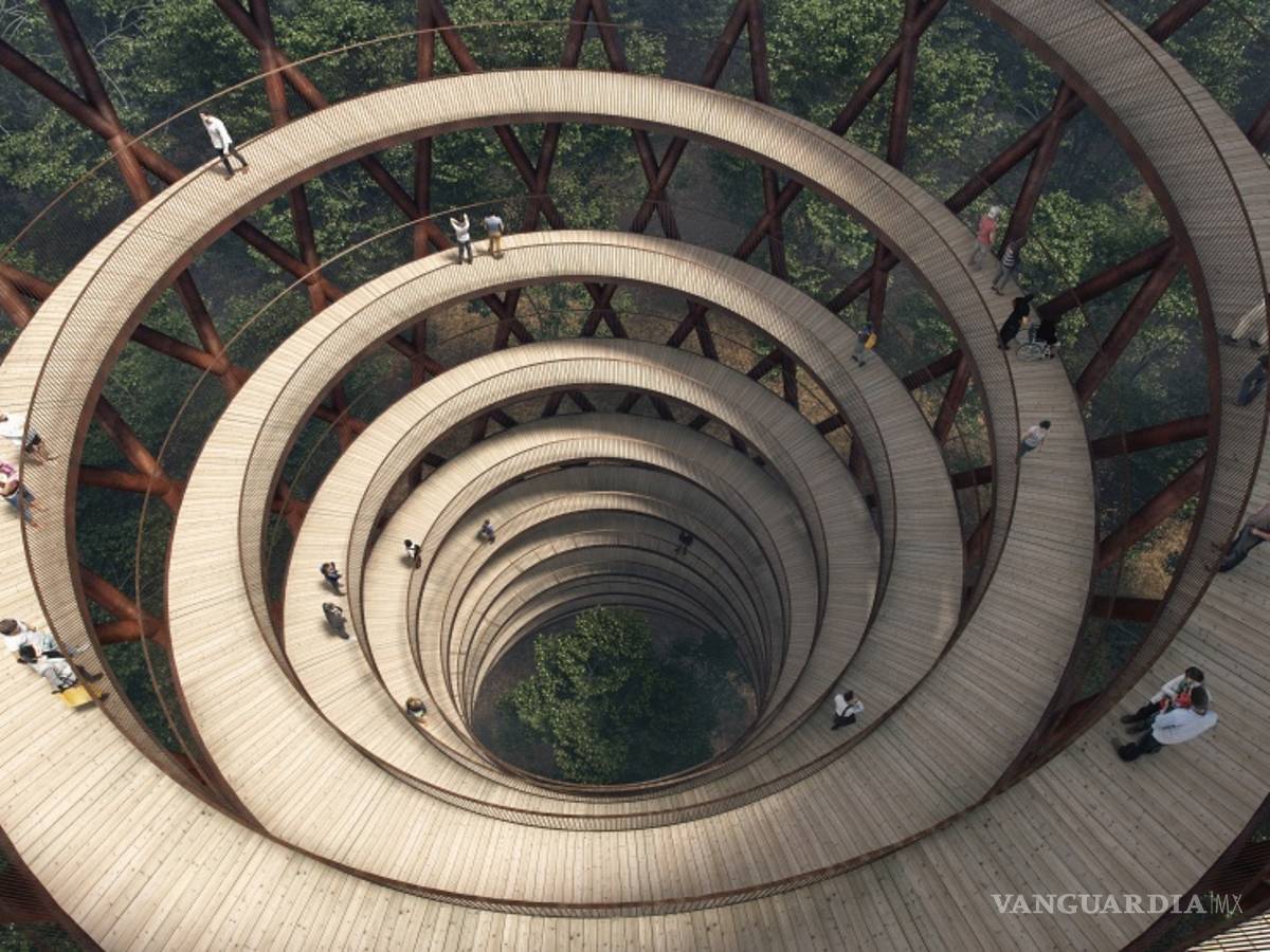 $!La Forest Tower les ofrece a los visitantes una nueva perspectiva del bosque escandinavo