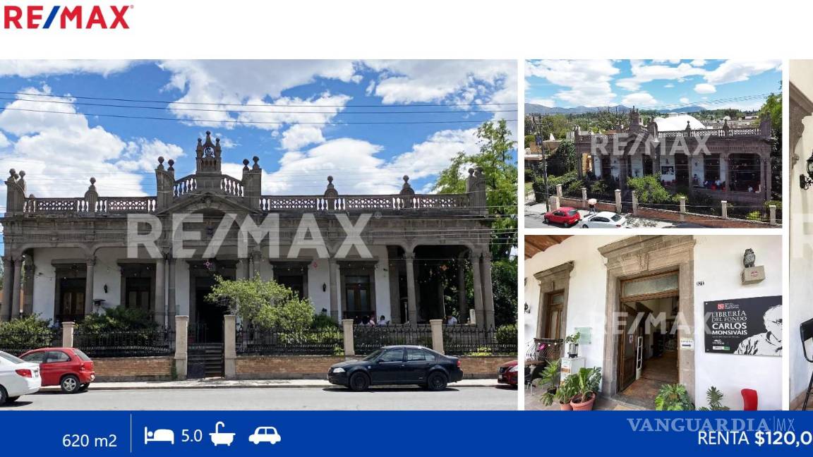 $!¿Se va la librería Carlos Monsiváis de Saltillo? Inmobiliaria pone en renta edificio
