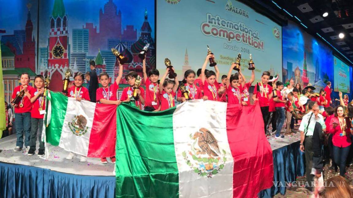 ¡Orgullo mexicano! Niños ganan concurso internacional de cálculo mental