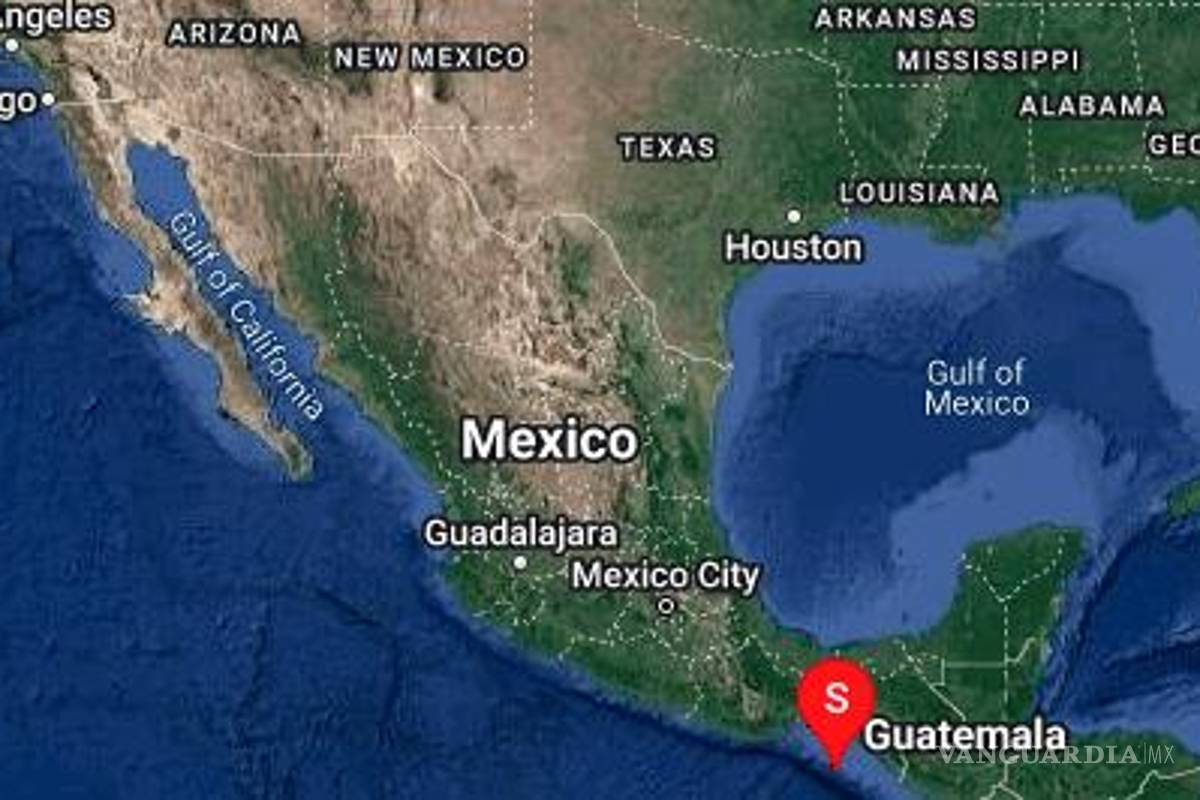 Se reporta sismo magnitud 5.8 con epicentro en Pijijiapan, Chiapas