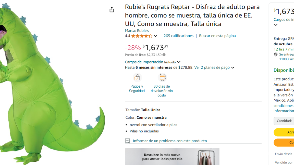 $!Amazon: Estos son los mejores disfraces inflables para Halloween que puedes encontrar