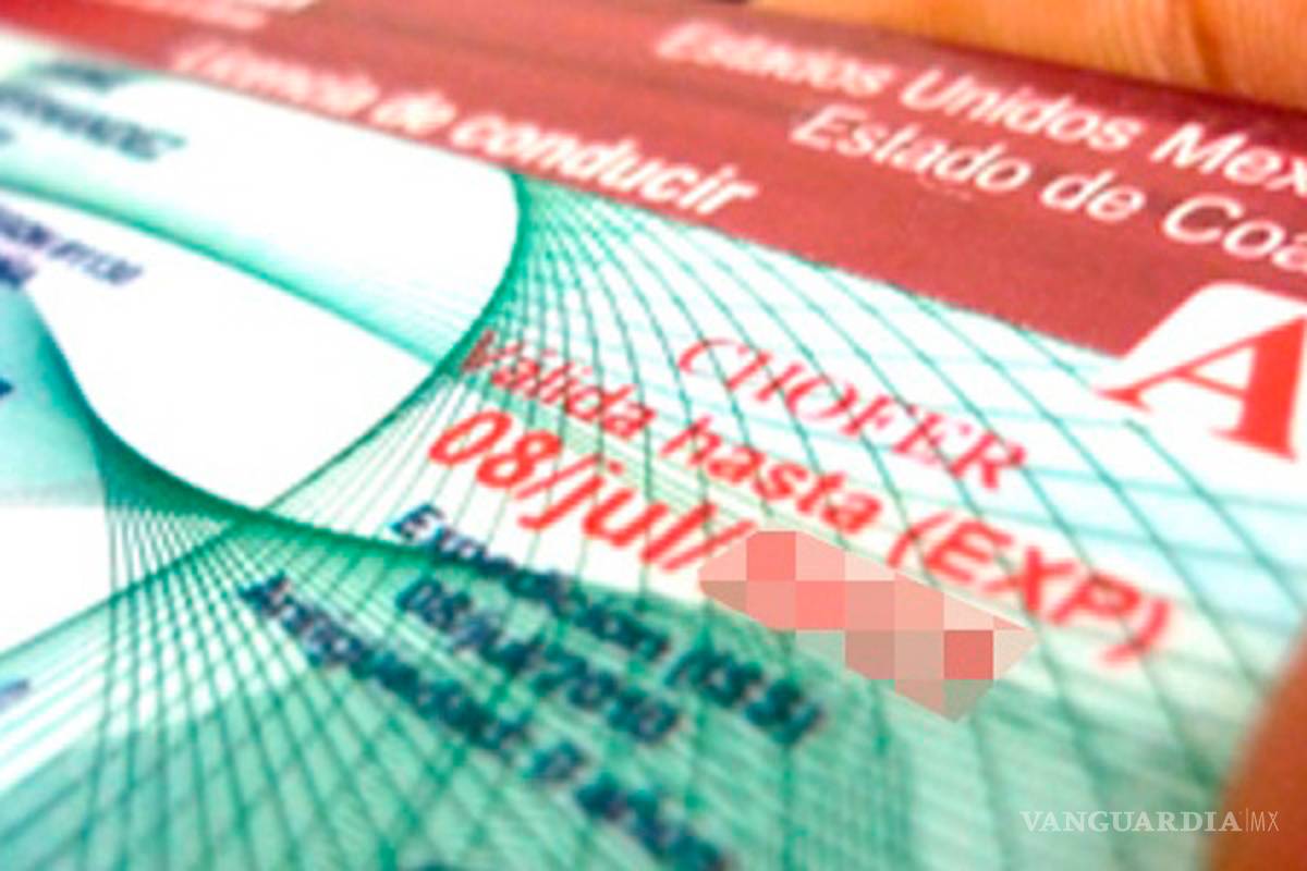 Es presencial el trámite para licencias de conducir en Coahuila