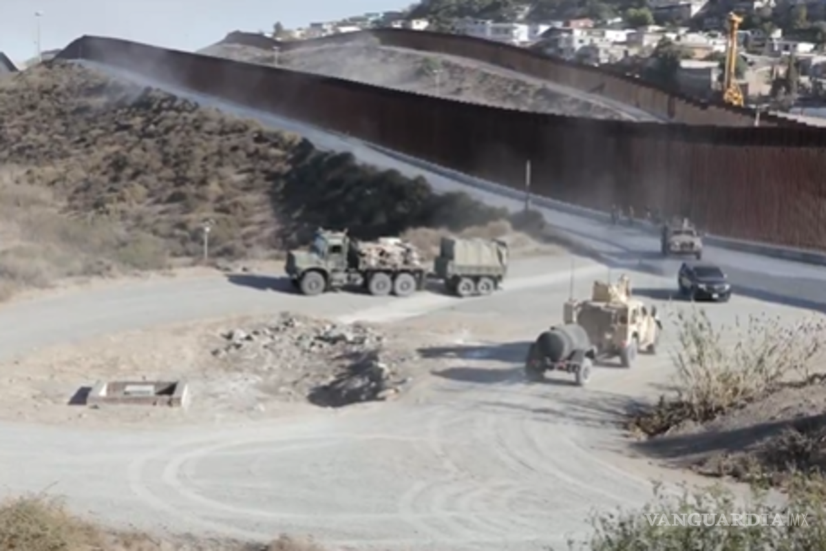 ‘Promesa cumplida’: Refuerzan con Cuerpo de Marines y aeronaves la frontera EU- México