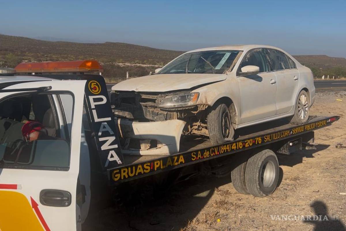 Dormita al volante y se sale del camino en la autopista Torreón-Saltillo