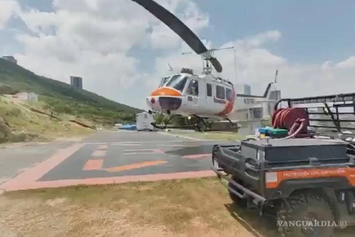 Mujer cae en Matacanes, en Santiago, y es rescatada por Protección Civil de Nuevo León