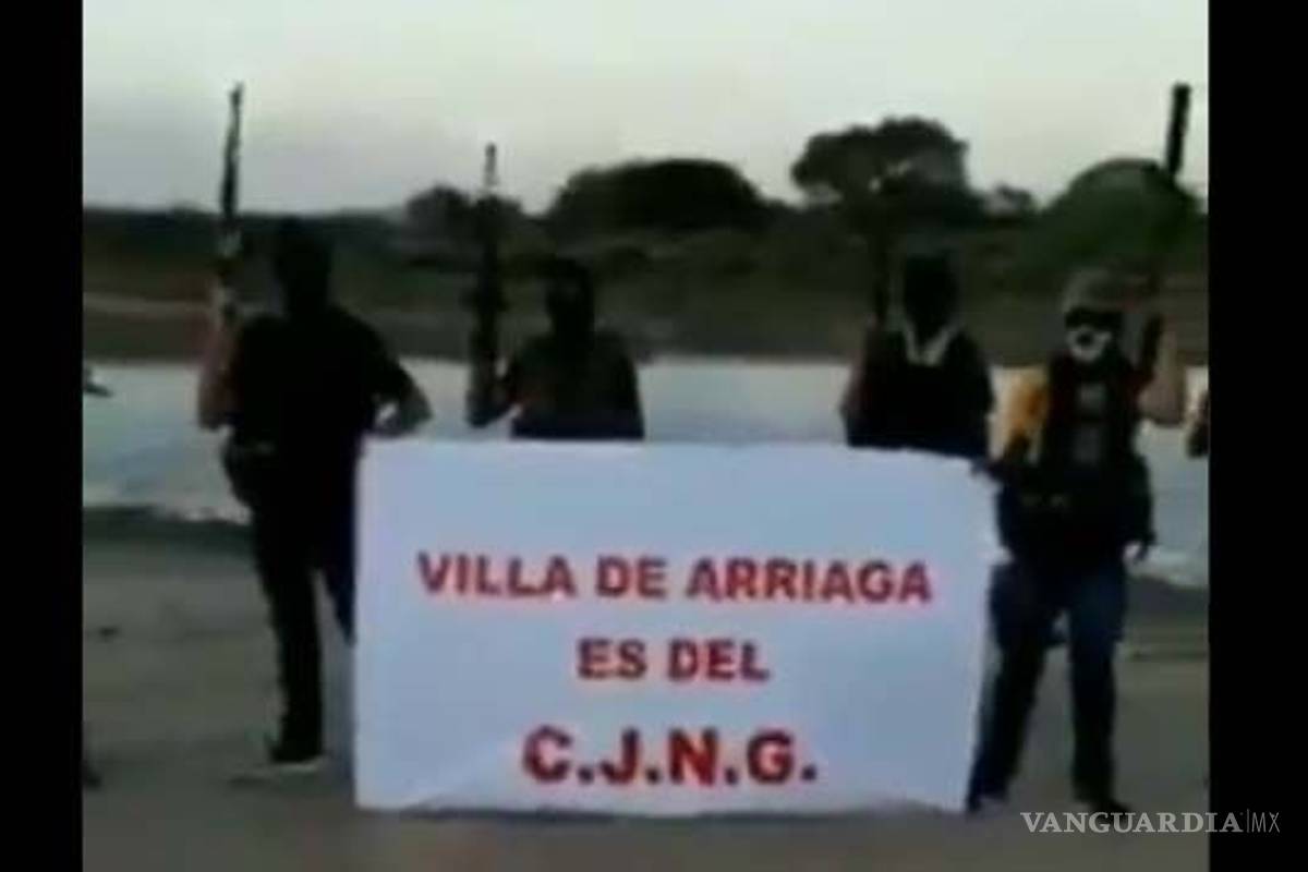 Cártel Jalisco Nueva Generación anuncia su llegada a San Luis Potosí... lanzan advertencia al Cártel del Noreste (video)