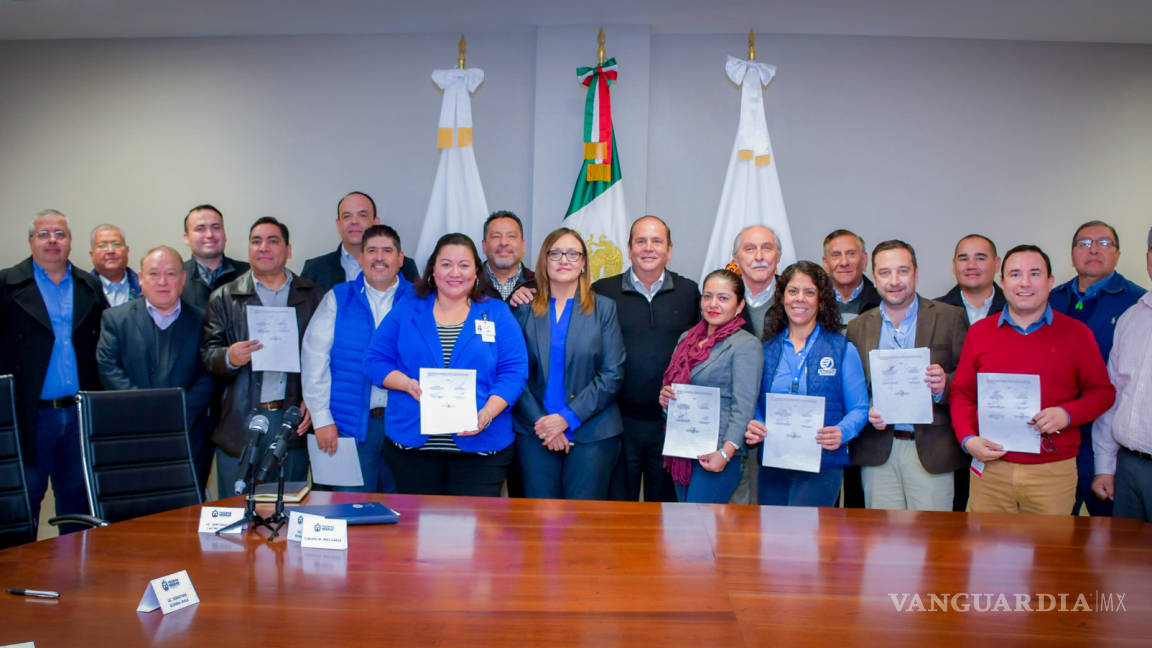Municipio de Piedras Negras y empresas firman convenio para pago del predial con descuento vía nómina