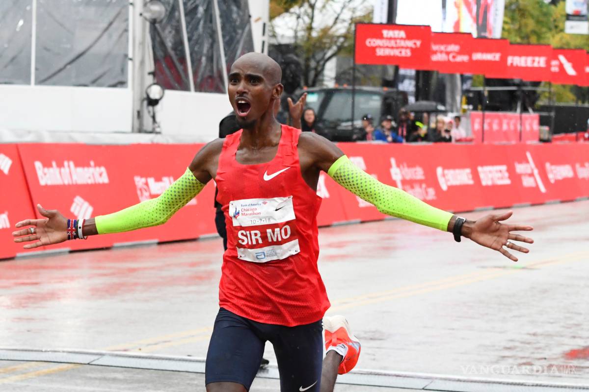 Mo Farah conquista su primer maratón en Chicago