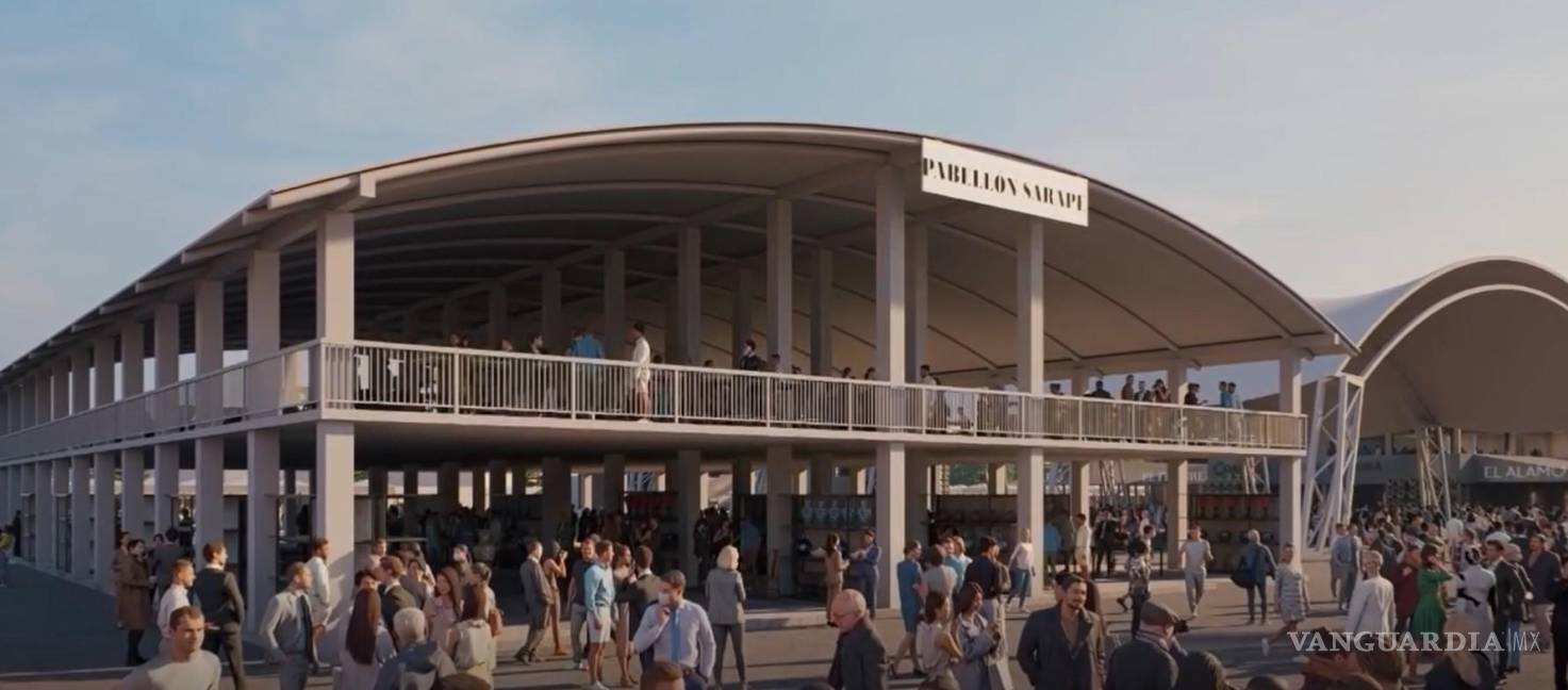 $!El Pabellón Sarape, una macroterraza de dos niveles que servirá para exposiciones comerciales, showrooms, talleres, conferencias y espacios gastronómicos con terrazas VIP.