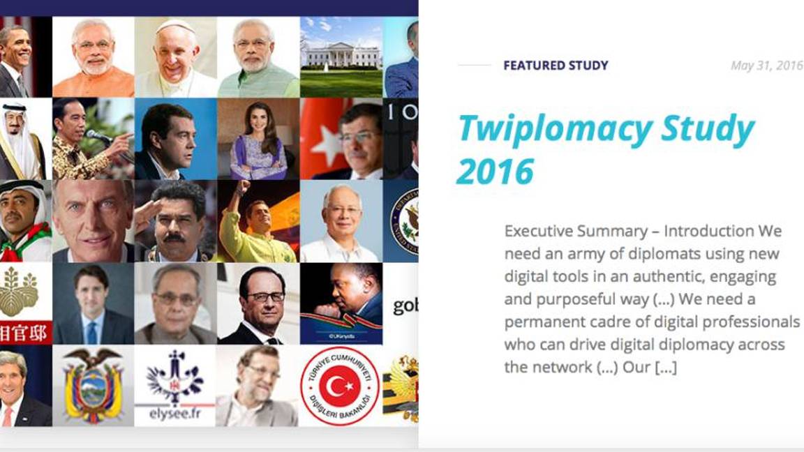 $!Twitter es la red social preferida para la diplomacia digital