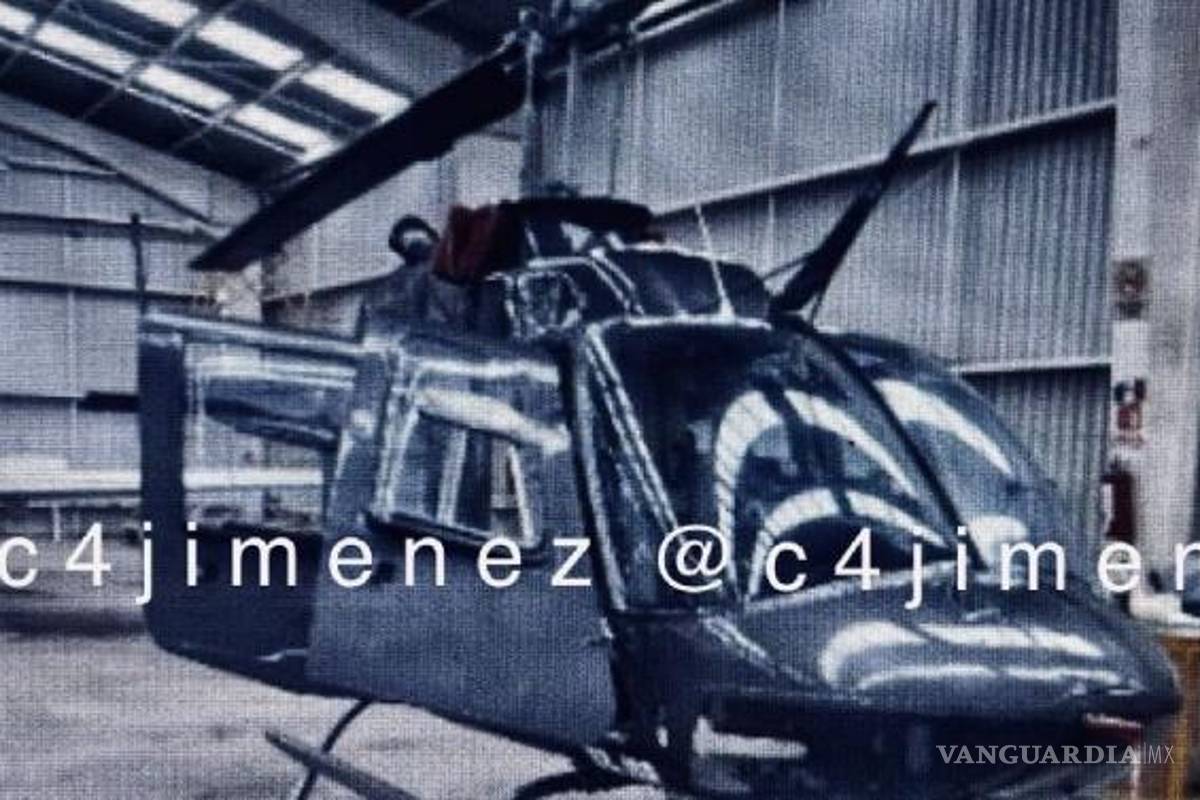 Roban helicóptero de hangar del Aeropuerto Internacional de la CDMX