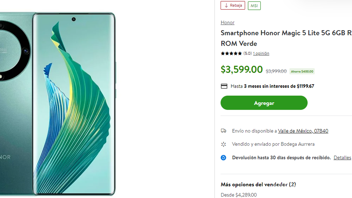 $!Samsung, iPhone, Honor... Estos son los smartphones con los mejores descuentos en Bodega Aurrera