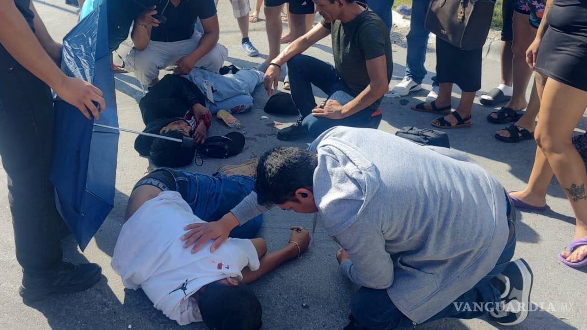 Fallece joven en accidente en moto en Saltillo; sus dos acompañantes están graves