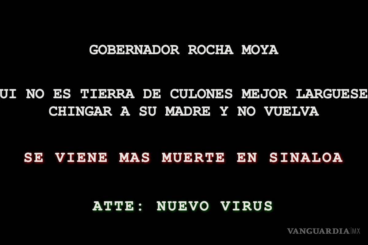 $!‘Se viene más muerte’, publican amenazas en páginas del gobierno de Sinaloa