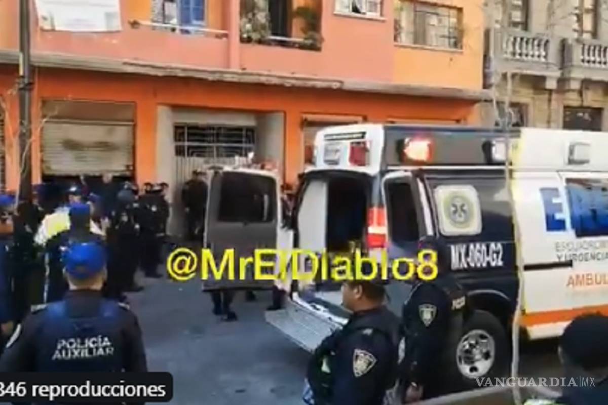 Reportan balacera atrás de Palacio Nacional, en la CDMX