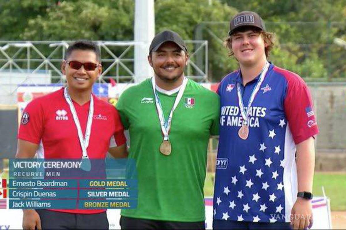 $!Ernesto Boardman se baña con oro en Medellín