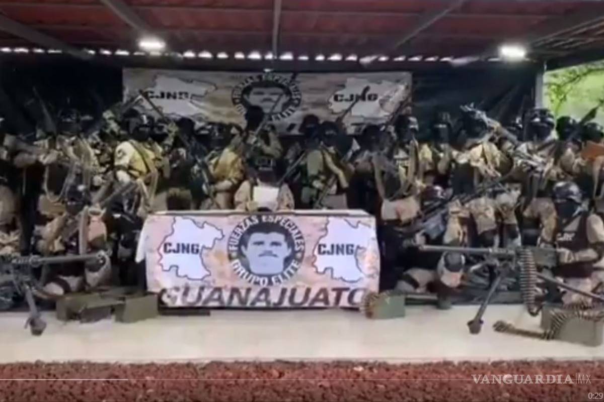 CJNG circula nuevo video &quot;se acabaron los enfrentamientos&quot;, aseguran