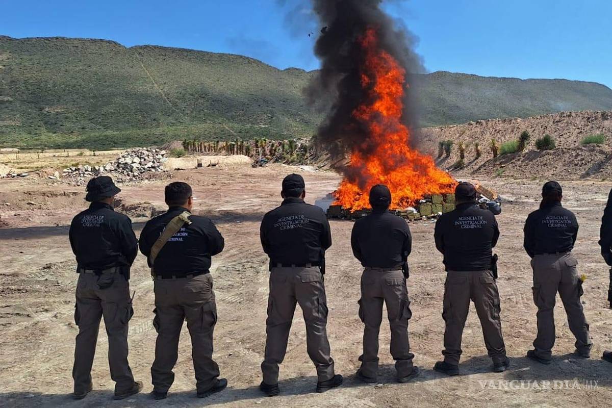 Coahuila: Aumentan decomisos de drogas y cateos de la FGE; destacan baja en feminicidios y narcomenudeo