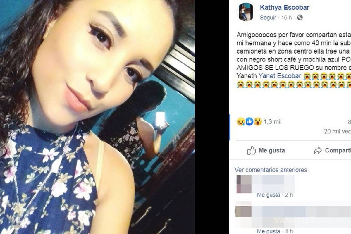 Madre de joven desaparecida en Saltillo sospecha del novio de su hija