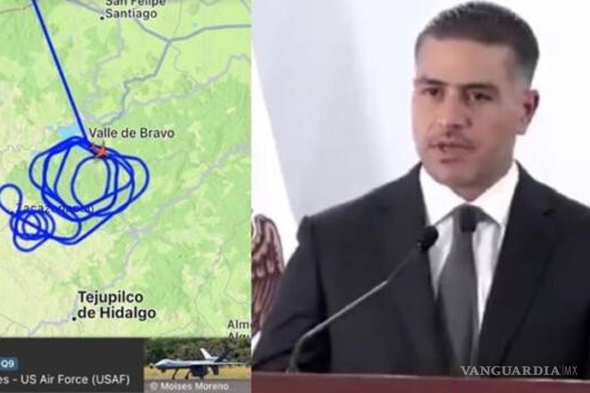 Dron estadounidense que sobrevoló el Edomex entró por Piedras Negras, Coahuila