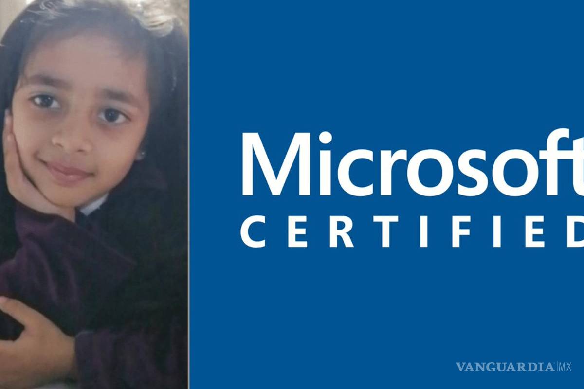A los 4 años, niña es la profesional más joven de Microsoft