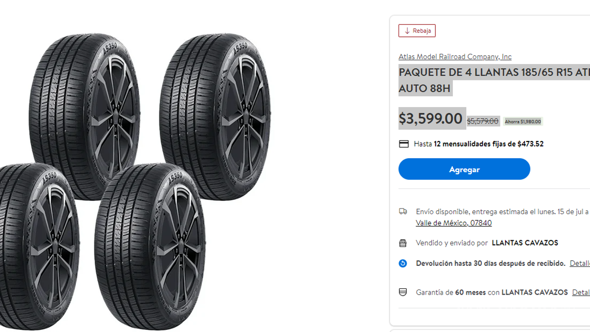 $!Michelin, Continental, Goodyear... Estos son los mejores descuentos en neumáticos que ofrece Walmart