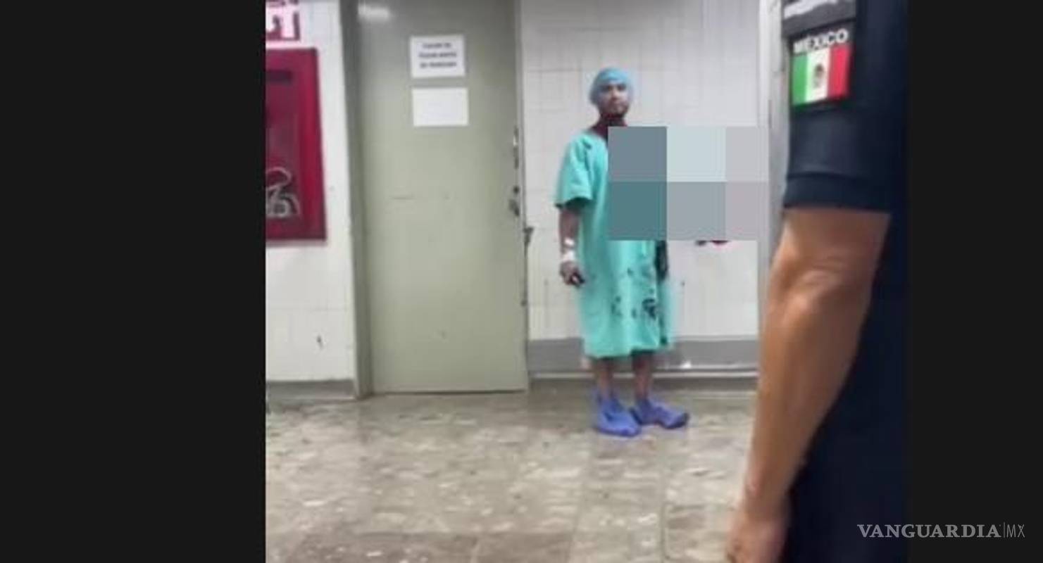 Paciente alterado y armado provoca movilización en hospital del IMSS de Torreón (videos)
