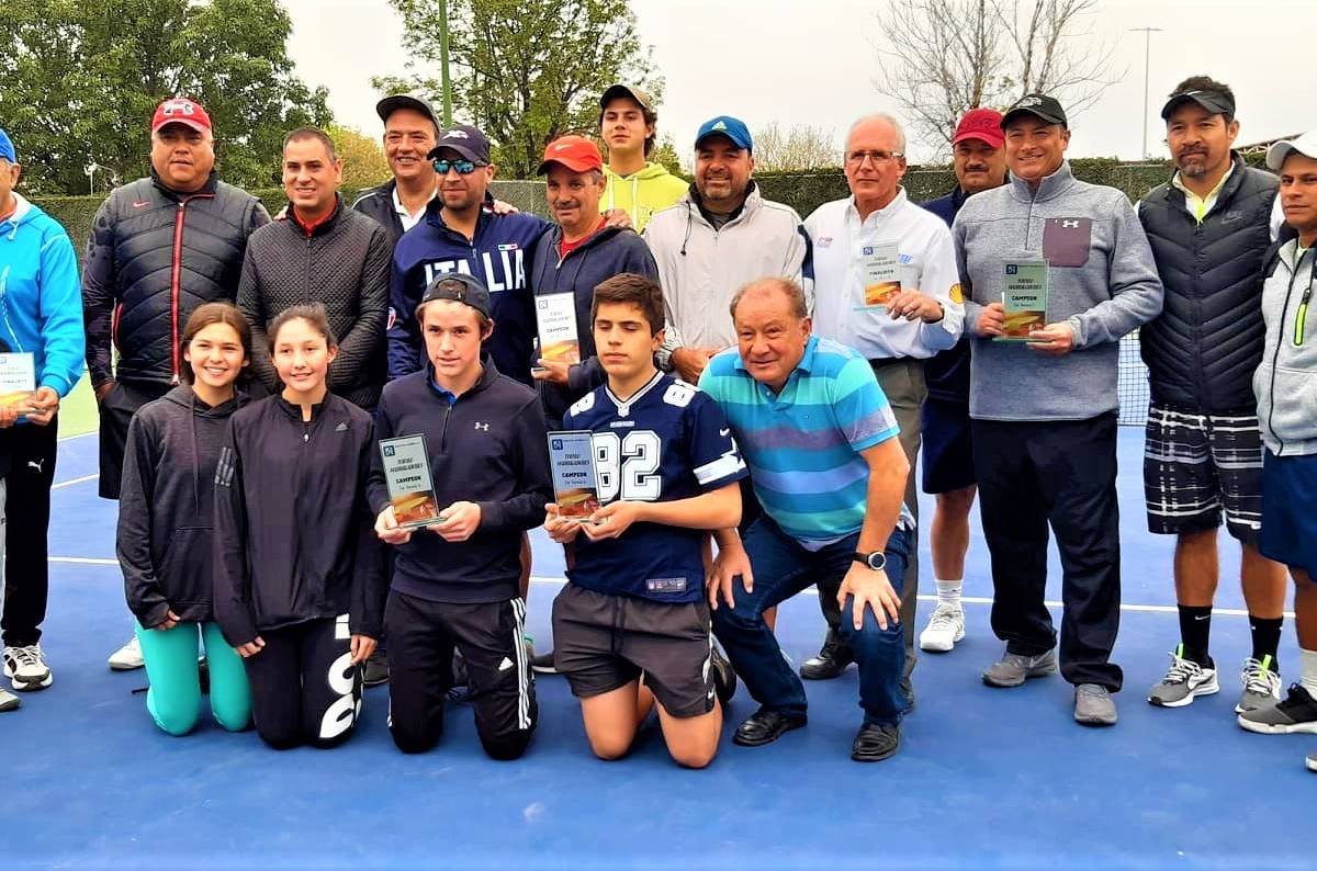 Todos ganan en el torneo de Tenis del Club San Isidro de Saltillo