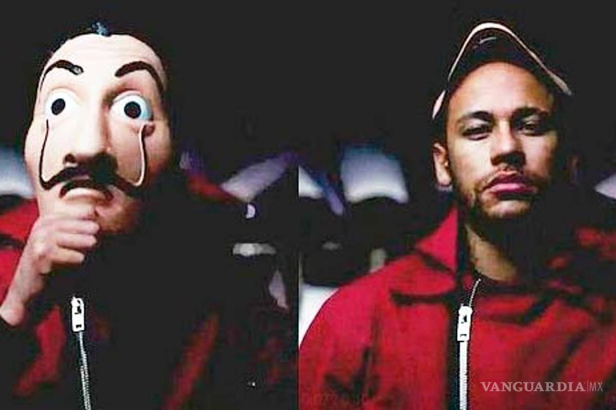 Neymar hizo realidad su sueño de participar en ‘La Casa de Papel’