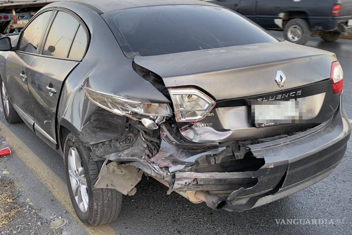 Falla mecánica provoca choque múltiple en Saltillo