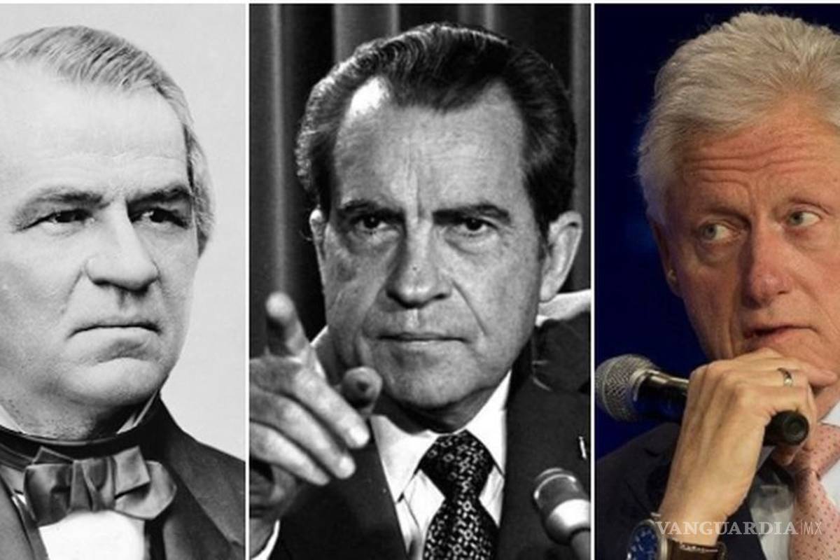 ¿Quiénes son los otros tres presidentes de EU que han sido sometidos al impeachment?