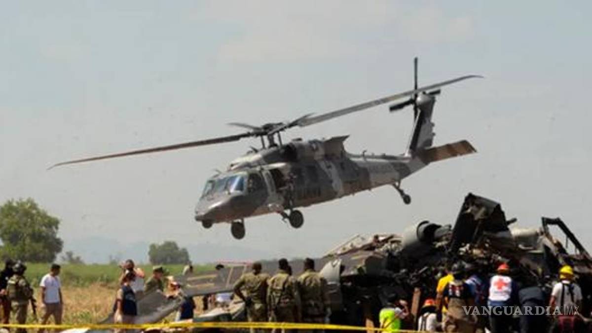 Confirma FGR: por falta de combustible, cayó helicóptero durante captura de Caro Quintero