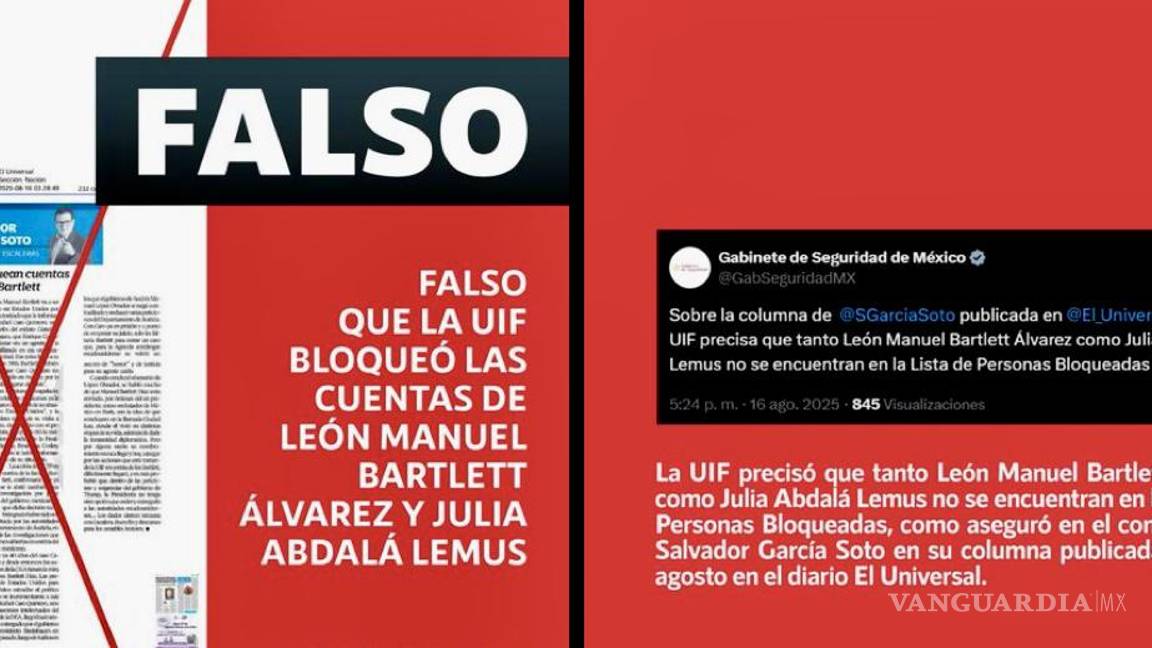 $!Ninguno de los JILGUEROS DEL FAKE se tomó la molestia de hacer una segunda o tercera verificación de la columna del periódico capitalino.