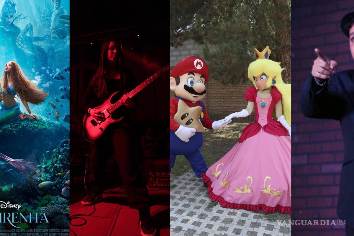 ¿Qué Hacer en Saltillo? Aventuras con Mario Bros, stand up, Sonido Mazter y La Sirenita
