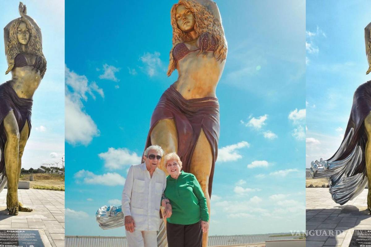 ¡Facturando a lo grande! Construyen en Colombia una estatua monumental de Shakira