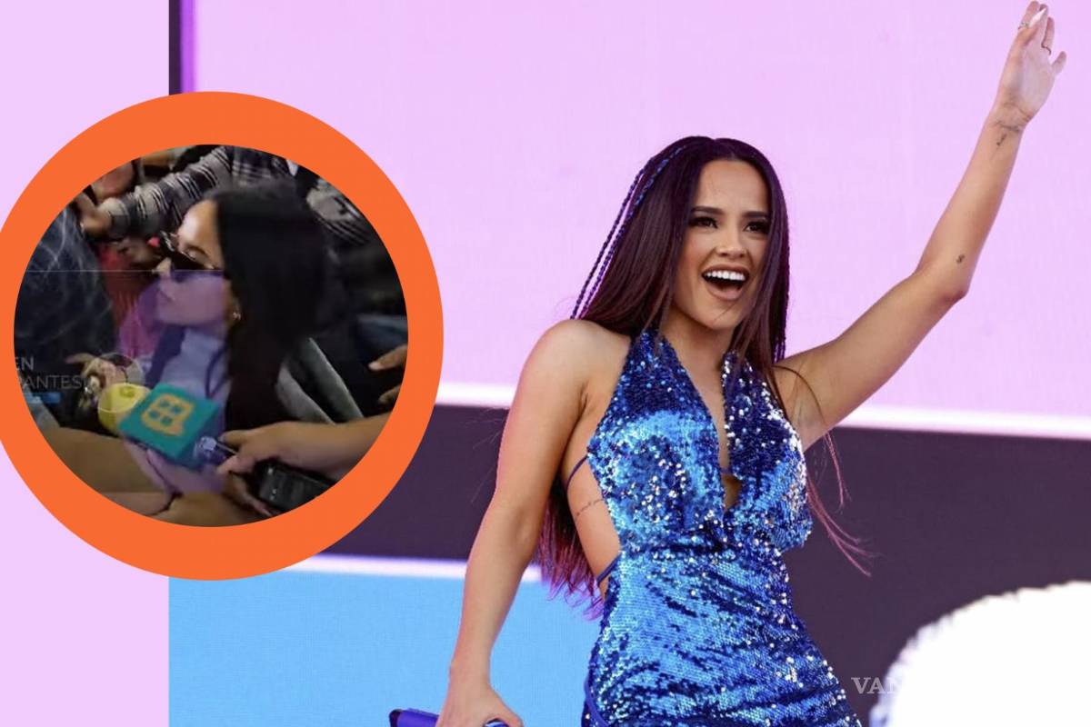 Desata Becky G zafarrancho con reporteros en CDMX; exige respeto de la prensa tras incidente