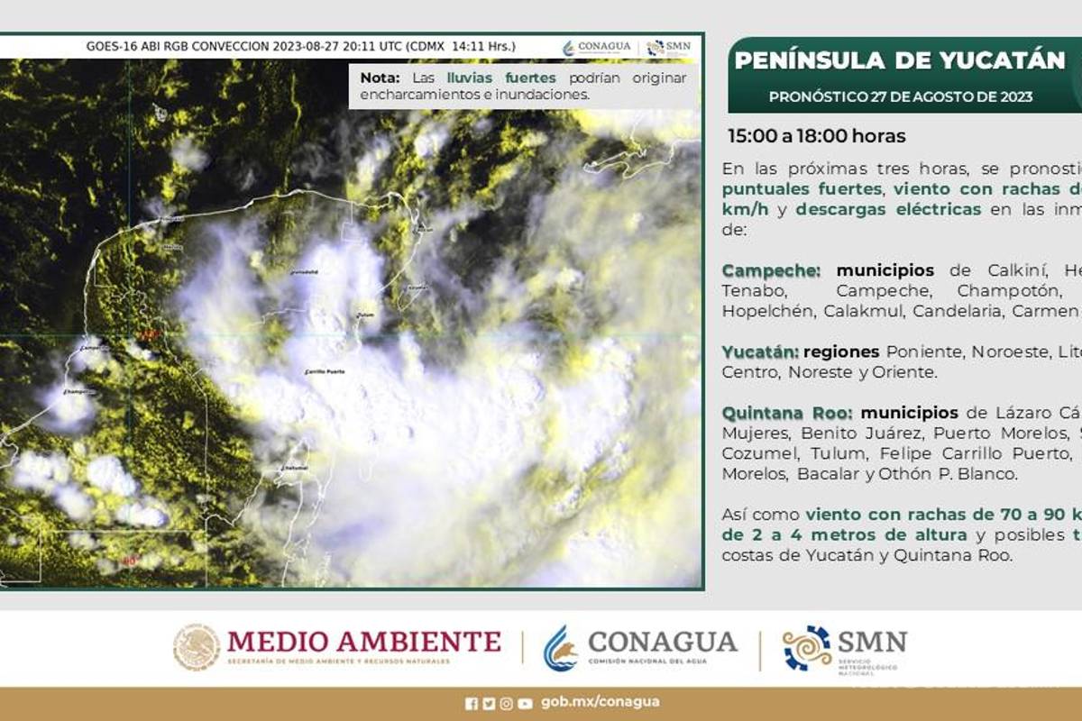 Tormenta tropical Idalia podría convertirse en huracán; afectará a estos estados