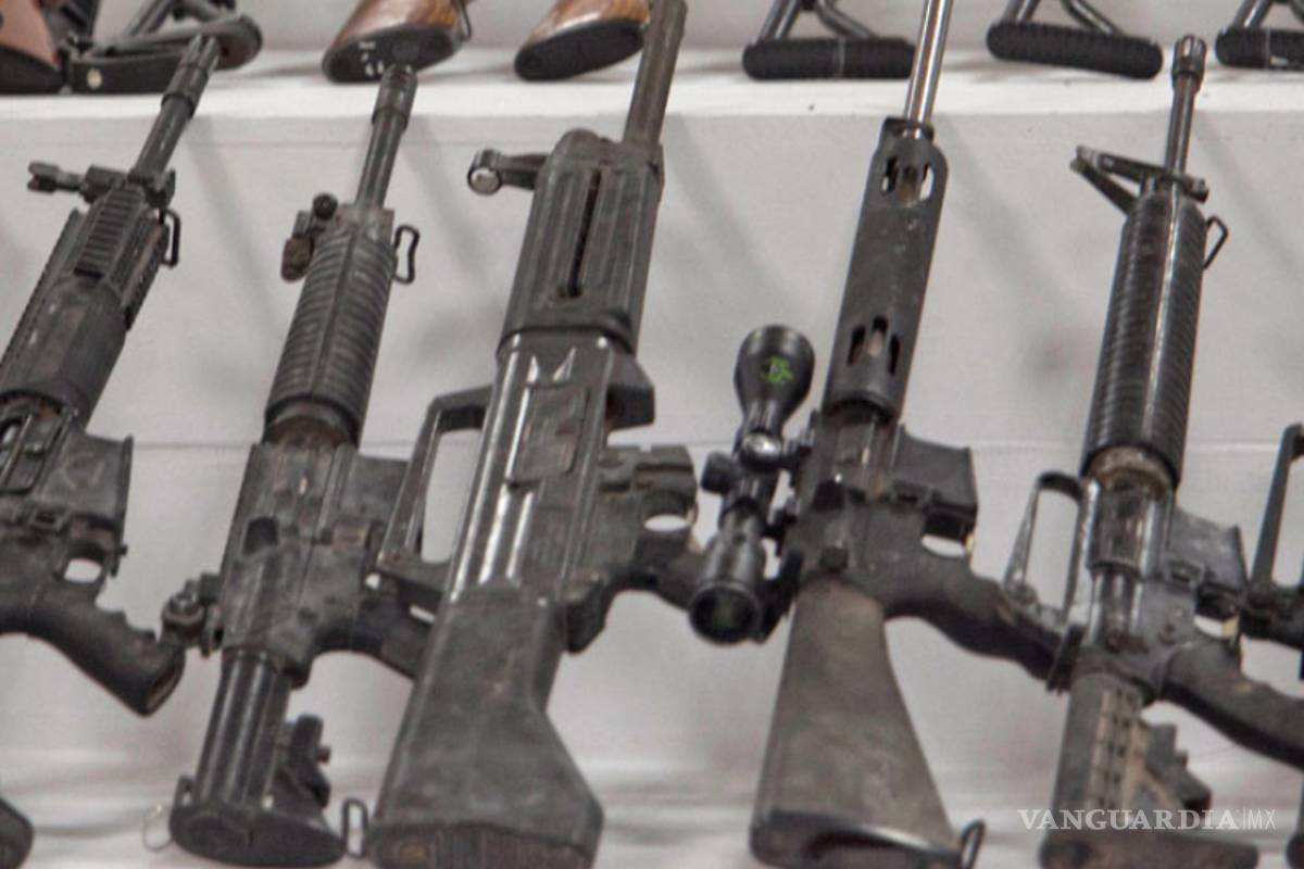 Decomisan arsenal en Escobedo, Nuevo León