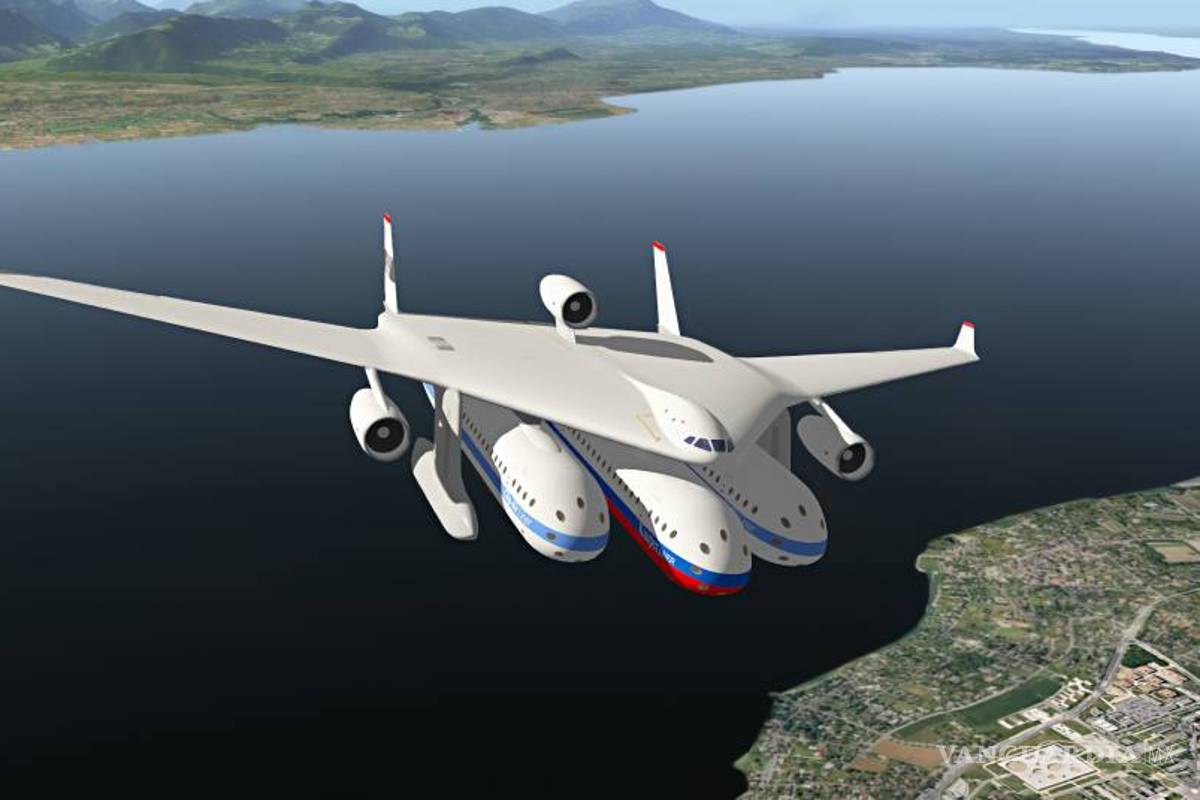 $!Así será el "avión-tren" del futuro