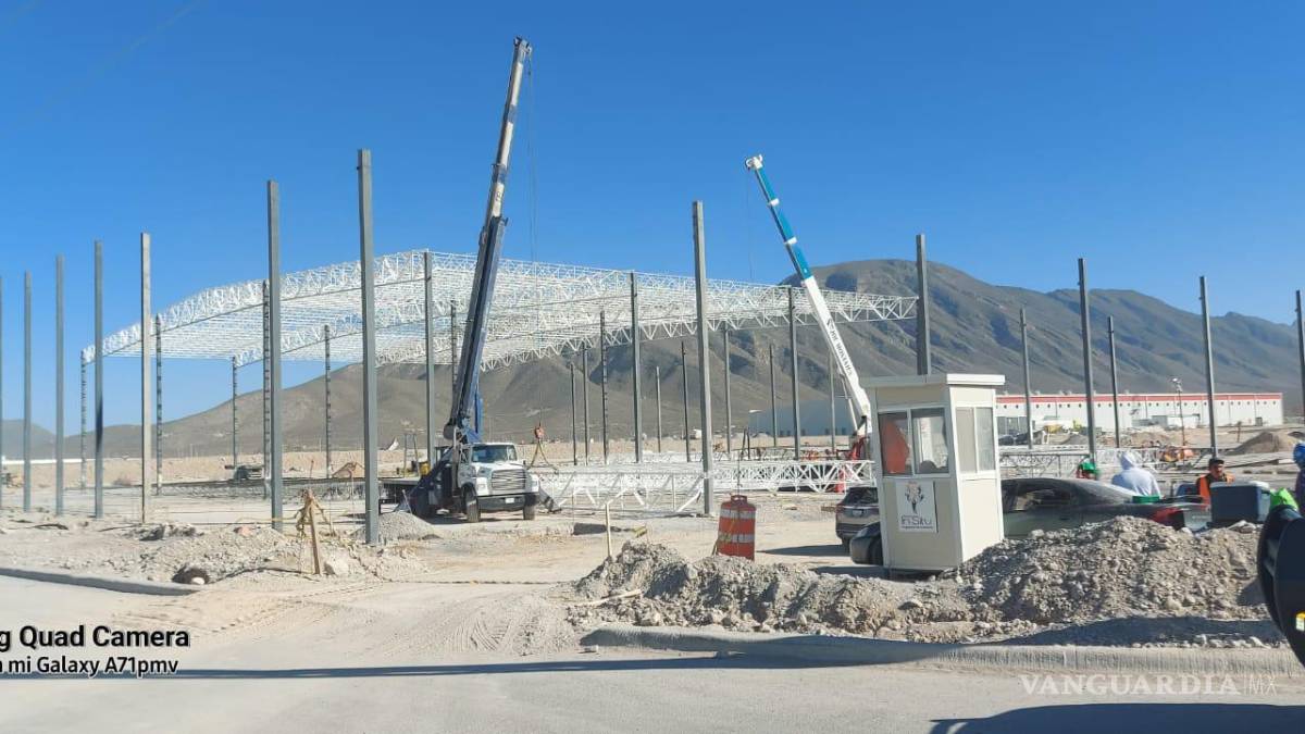 Trabajador fallece al caerle una estructura de metal en un parque industrial de Ramos Arizpe