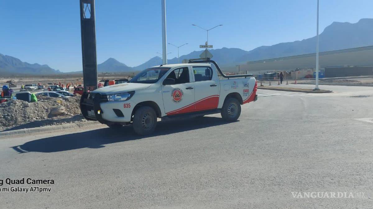 Trabajador fallece al caerle una estructura de metal en un parque industrial de Ramos Arizpe